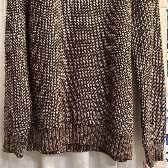 NWOT Men’s Jachs New York Copper Marled Ribbed Crewneck Sweater Size Medium - Picture 4 of 10